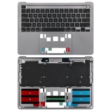 MacBook Pro 13" 2021 A2338 C-Side Cover + US Keyboard (Grey) - 1