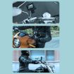 RUIGPRO Gold Motorcycle Handlebar Phone Bracket for GoPro/Insta360/DJI - 9