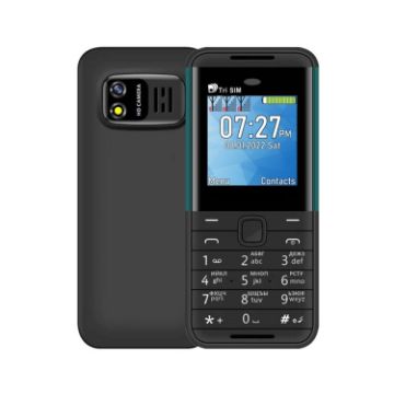 SERVO BM5310 Mini Mobile Phone, 1.33", Triple SIM, Bluetooth, Black+Green - 1