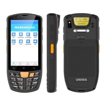 UNIWA HS006 Industrial PDA QR Scanner, 3GB+32GB, 4" Android 11, 4G NFC - 1