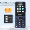 UNIWA V2000 Elder Phone, 2.4" Unisoc T107, 1700mAh, 4G, SOS, EU Plug, Red - 6