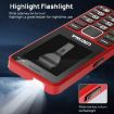 UNIWA V2000 Elder Phone, 2.4" Unisoc T107, 1700mAh, 4G, SOS, US Plug, Red - 8