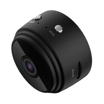 A9 1080P WiFi Wireless Network Camera Wide-angle Recorder - Black - 1