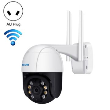 ESCAM QF218 1080P AI Detection WiFi IP Camera, Night Vision, AU Plug - 1