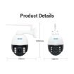 ESCAM Q5068 5MP WiFi IP Camera, Pan/Tilt/4X Zoom, Night Vision, EU Plug - 5