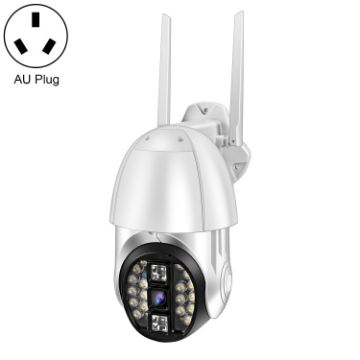 QX33 1080P 360 PTZ WIFI Camera, Night Vision, 2-Way Audio, 64GB TF, AU Plug - 1