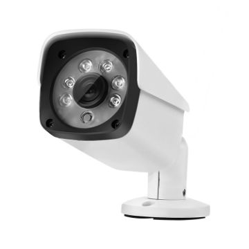 1500 TVL CCTV DVR Security Camera, 3.6mm Lens, Night Vision, IP66, White - 1