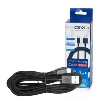OIVO IV-P5229 3m USB-C Charging Cable for PS5/Switch Pro/Xbox Series - 1