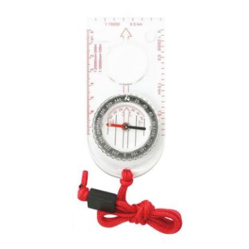 Nisa SD482 Outdoor Compass with Map Scale & Magnifying Glass - 1