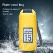 10L Black Outdoor Waterproof Dual Shoulder Strap Dry Sack Bag - 6