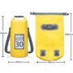 30L Yellow Outdoor Waterproof Dual Shoulder Strap Dry Sack Bag - 3