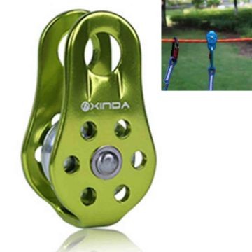 XINDA XD-8610 Green Single Fixed Pulley for Climbing & Rappelling - 1