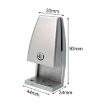 L Shape Aluminum Alloy Desktop Screen Partition Clip - Silver - 2