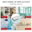 10 PCS 10mm Single Hole Aluminum Alloy Glass Fixing Clip, Size S - 4