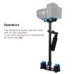 PULUZ Carbon Fibre Handheld Stabilizer for DSLR & DV Cameras, 0.5-3kg Load - 6