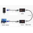 VGA & Audio Extender 1920x1440 HD 100m Cat5e/6 Adapter AU Plug - 7