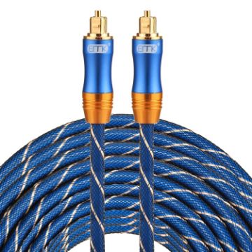 EMK LSYJ-A 25m Gold Plated Toslink Male to Male Optical Audio Cable - 1