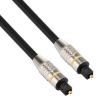 1.5m Nickel Plated Toslink Male to Male Digital Optical Audio Cable - 2