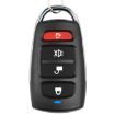 433MHz Wireless Garage Door Remote Control, Metal, Four-Button Copy Code - 1