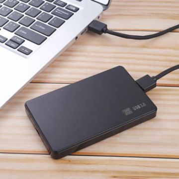 2.5" USB 3.0 External Hard Drive Disk Case - Compact & Durable Storage - 1