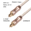 QHG02 SPDIF 5m OD6.0mm Toslink Fiber Male to Male Optical Audio Cable - 3