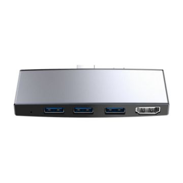 Rocketek SUR758 6 in 1 USB 3.0 Hub Adapter with 4K HDMI, SD, TF Slots - 1