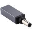 PD 18.5V-20V 5.5x1.0mm Male Adapter Connector - Silver Grey - 2