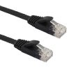 10m Black CAT6 Ultra-thin Flat Ethernet LAN Cable RJ45 Patch Lead - 3