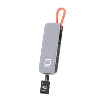 ROCK TR01 10-in-1 Type-C/USB-C to HDMI VGA Multifunction Hub Adapter Silver - 1