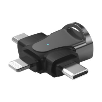 3 In 1 OTG Adapter Tarnish - USB, Micro USB, Type-C Connector - 1