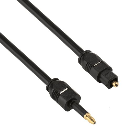 5m Toslink to 3.5mm Mini Toslink Digital Optical Audio Cable OD4.0mm - 1