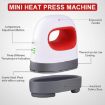 Mini Stamping Machine for Clothes & Caps - Heat Transfer, US Plug, Green - 3