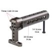 PULUZ Bronze Handheld Video Stabilizer with 3 Cold Shoes for Camera Cage - 3