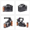 Nikon ZFC PULUZ Wood Handle Metal Camera Cage Stabilizer Rig [US Warehouse] - 7