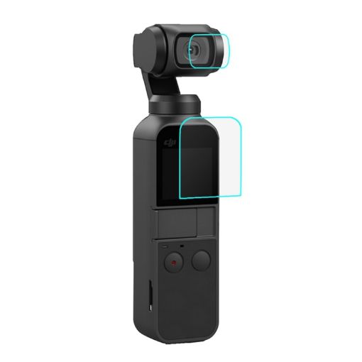 PULUZ 9H Tempered Glass Lens Protector & Screen Film for DJI OSMO Pocket - 1