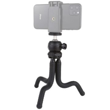 PULUZ Mini Octopus Flexible Tripod for SLR, GoPro, Cellphone 25cmx4.5cm - 1