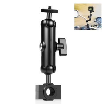 Motorcycle Rearview Mirror Mount for GoPro - PULUZ Action Camera Holder - 1