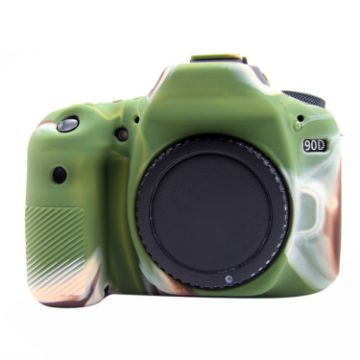 Canon EOS 90D Camouflage Silicone Case - PULUZ Protective Cover - 1