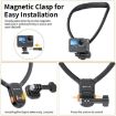 PULUZ Lazy Neck Bracket Magnetic Quick Release POV Mount - Black - 5