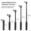 US Warehouse PULUZ Mini Magnetic Quick Release Selfie Stick Tripod - 3