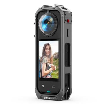 Insta360 X5 PULUZ Aluminum Alloy Protective Cage Rig - Grey - 1