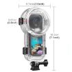 Insta360 X5 PULUZ 60m Waterproof Diving Case Transparent - 3