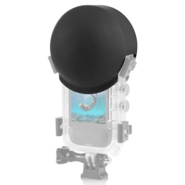 Insta360 X5 PULUZ Dive Case Lens Guard Silicone Cap (Black) - 1