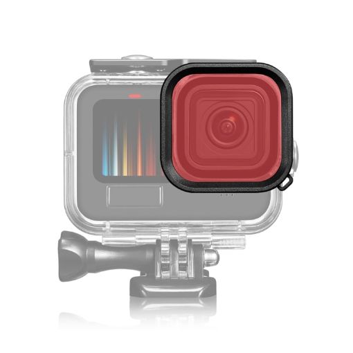 PULUZ Pink Diving Lens Filter for GoPro HERO13/12/11/10/9 - PU527 Case - 1