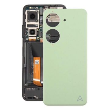 Asus Zenfone 10 AI2302 Green Leather Battery Back Cover - 1