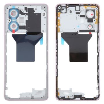Xiaomi Redmi Note 12 Pro 5G Pink Original Middle Frame Bezel Plate - 1