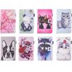 Galaxy Tab A 7.0 (2016) T280 Bulldog Pattern Flip Leather Case with Slots - 9