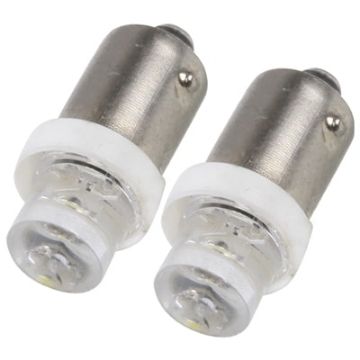 BA9S 1W 8mm LED Car Signal Light Bulb Pair - Bright Auto Indicator Lamps - 1