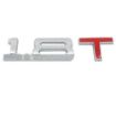 3D Universal Chromed Metal 1.8T Car Emblem Badge Sticker 8.5x2.5 cm - 2