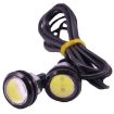 2 PCS 2x 3W 120LM Waterproof Eagle Eye White LED Vehicle Lights 60cm - 2